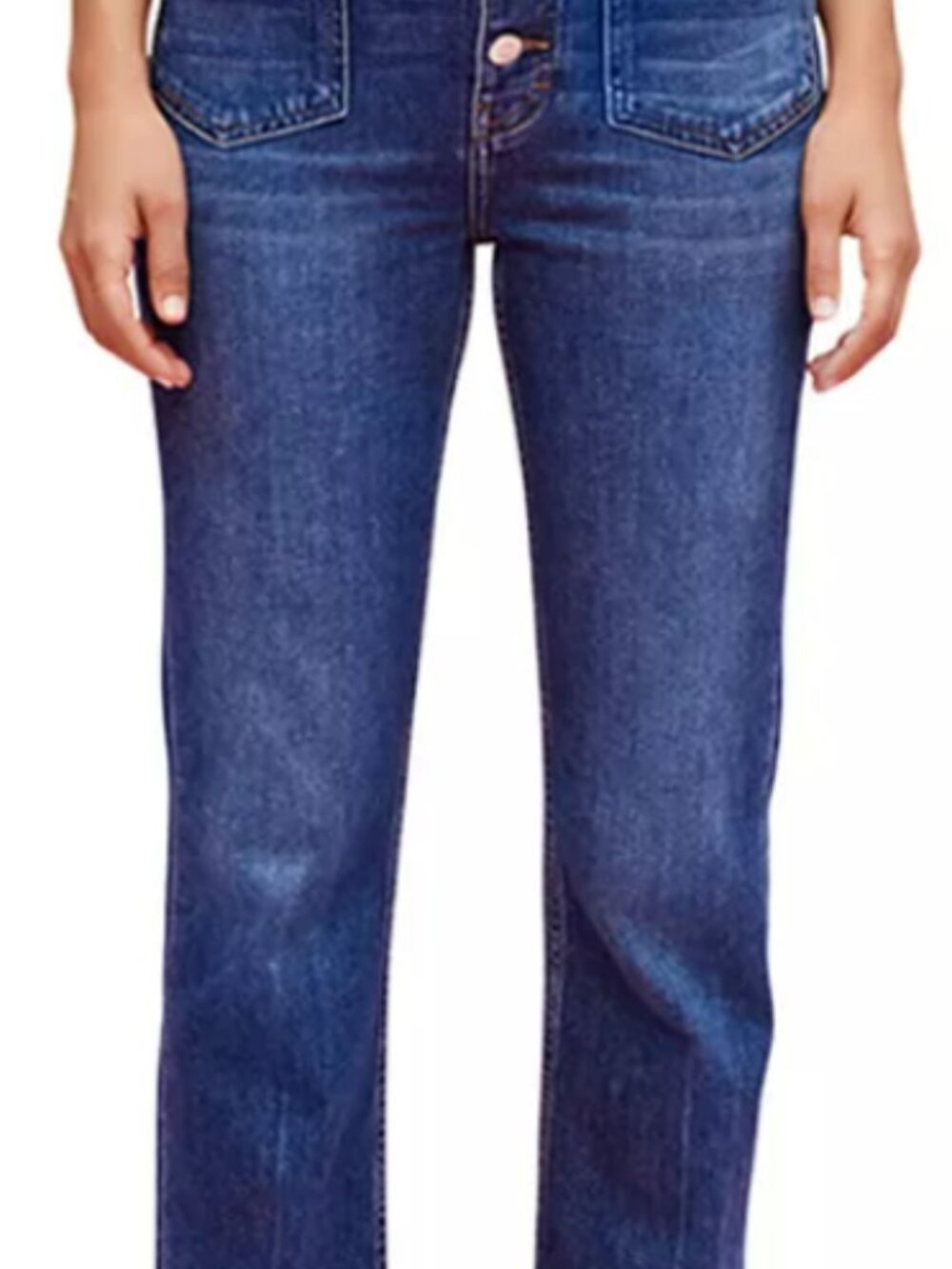 Maje - Passiony High Rise Straight Jeans in Blue - Picture 4 of 4